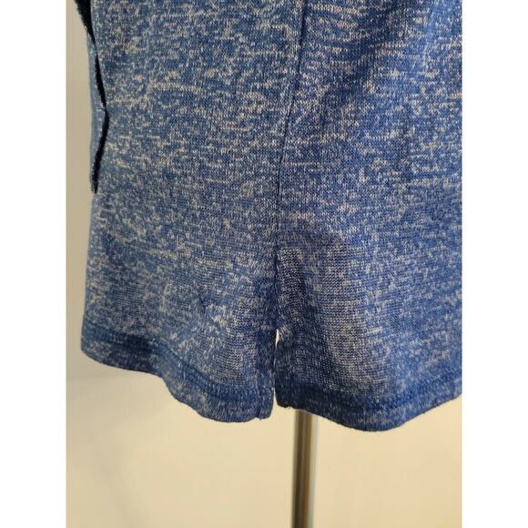 Danskin Now Womens Hooded Athletic Tank Top Sleeveless Size Small Heathered Blue - Picture 8 of 10